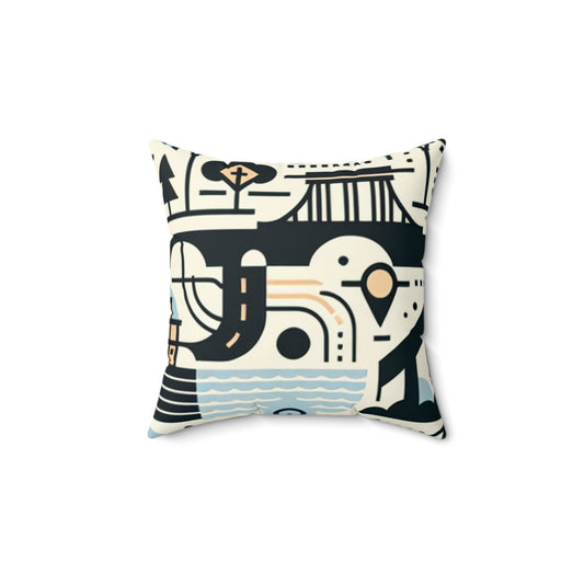 Enrico Bellini - Polyester Square Pillow